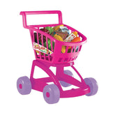 01369 Grand-père, caddie plein